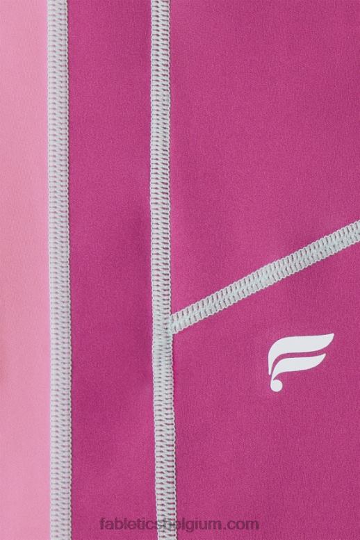 roze pop/roze wangen/misty bay vrouwen motion365+ 7/8 legging met hoge taille Fabletics LH20J1024