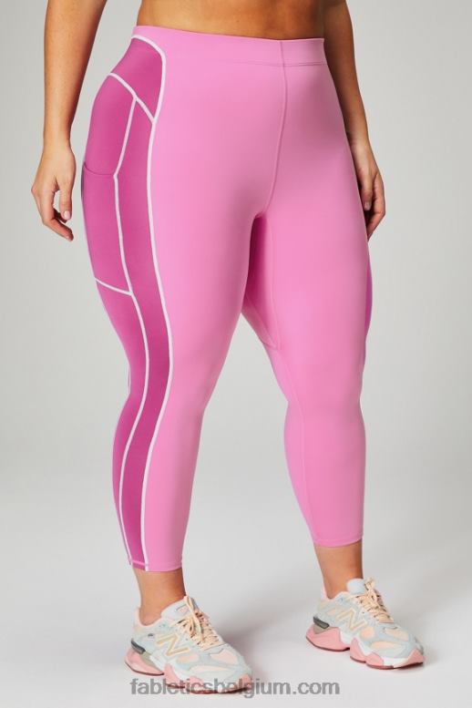 roze pop/roze wangen/misty bay vrouwen motion365+ 7/8 legging met hoge taille Fabletics LH20J1025