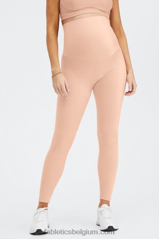 roze tint glans vrouwen glanzende hoog getailleerde zwangerschapslegging Fabletics LH20J1179