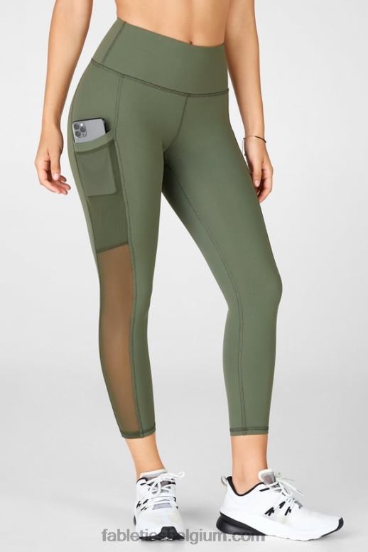 safari vrouwen powerhold capri met hoge taille voor onderweg 46 Fabletics LH20J776