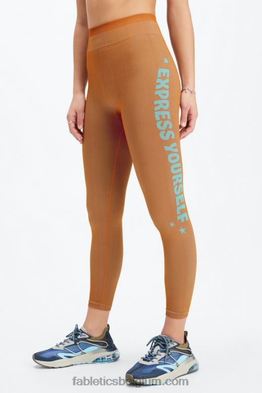 sequoia vrouwen naadloze ultra hw expressie 7/8 legging Fabletics LH20J1167