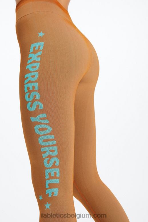 sequoia vrouwen naadloze ultra hw expressie 7/8 legging Fabletics LH20J1167
