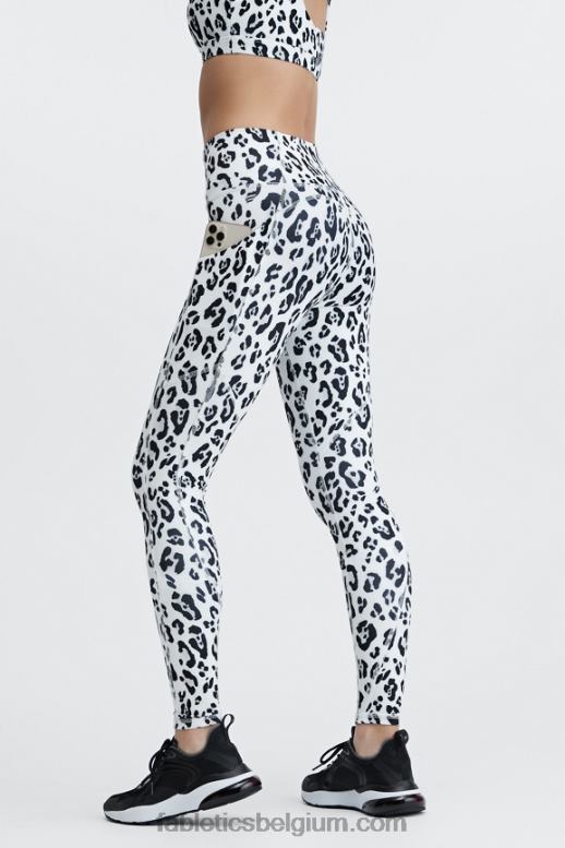 sneeuw luipaard vrouwen oasis pureluxe legging met hoge taille 83 Fabletics LH20J1182
