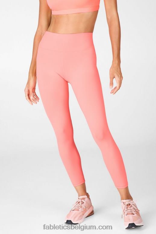 sorbet/zeeschelp vrouwen boost powerhold hoog getailleerde 7/8 legging 60 Fabletics LH20J853