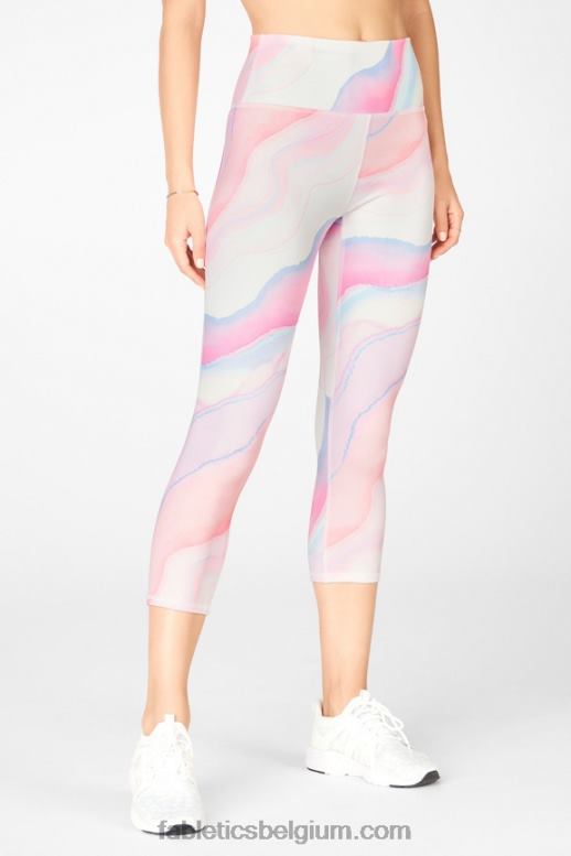 spectrum vrouwen definieer crop met hoge taille Fabletics LH20J1311