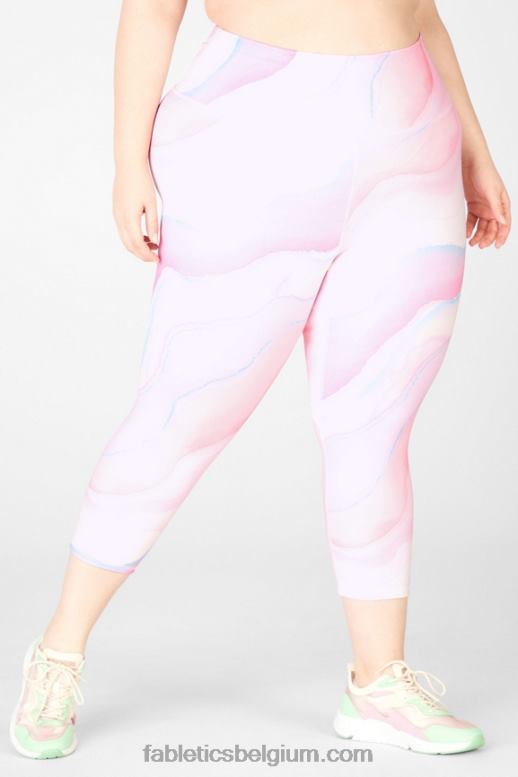 spectrum vrouwen definieer crop met hoge taille Fabletics LH20J1312