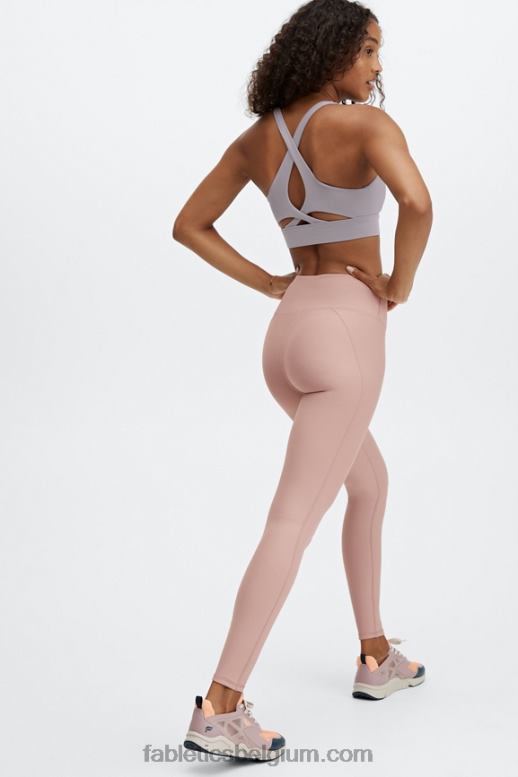spoor stof vrouwen therma-flex essentiële legging met hoge taille Fabletics LH20J1200