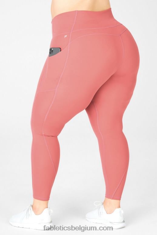 stoffige ceder vrouwen oasis pureluxe legging met hoge taille 72 Fabletics LH20J923