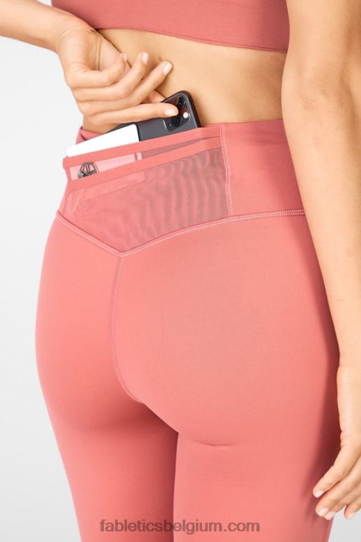 stoffige ceder vrouwen trinity motion365 legging met hoge taille 80 Fabletics LH20J1121