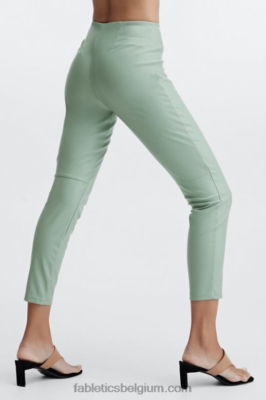 stoffige tuin vrouwen Vegan leren legging met hoge taille Fabletics LH20J1129