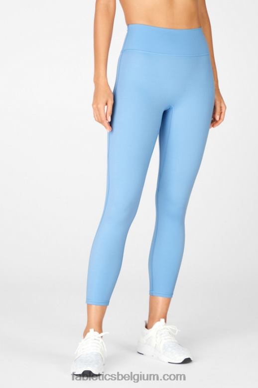 surf blauw vrouwen trinity motion365 capri met hoge taille Fabletics LH20J1223