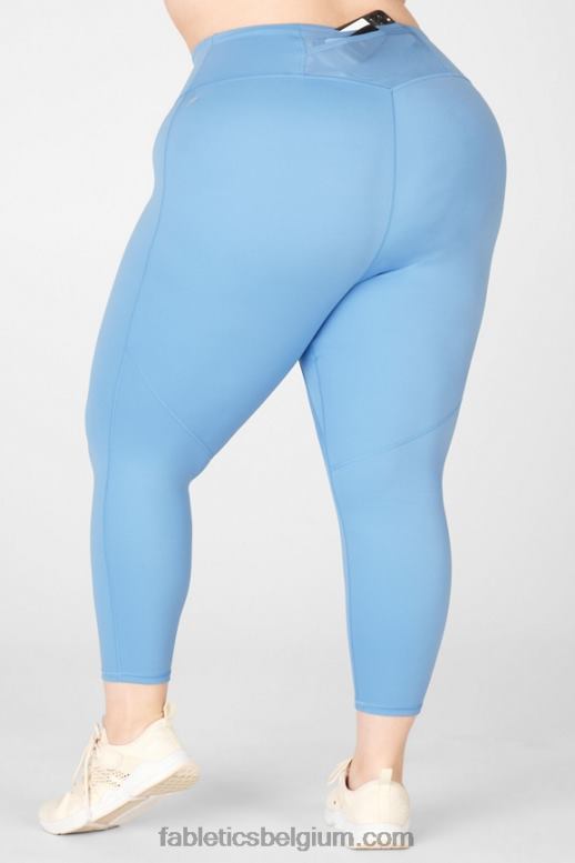 surf blauw vrouwen trinity motion365 capri met hoge taille Fabletics LH20J1224