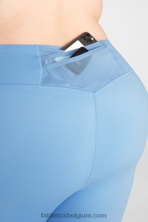 surf blauw vrouwen trinity motion365 capri met hoge taille Fabletics LH20J1224