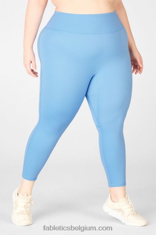 surf blauw vrouwen trinity motion365 capri met hoge taille Fabletics LH20J1224