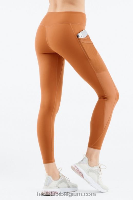 teak vrouwen trinity motion365 halfhoge 7/8 legging Fabletics LH20J1041