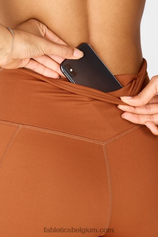 teak vrouwen trinity motion365 legging met hoge taille 80 Fabletics LH20J1120