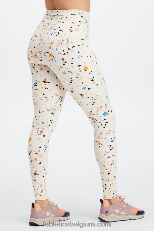 terrazzo/reflecterend logo vrouwen ren overal motion365 hw 7/8 legging Fabletics LH20J1100