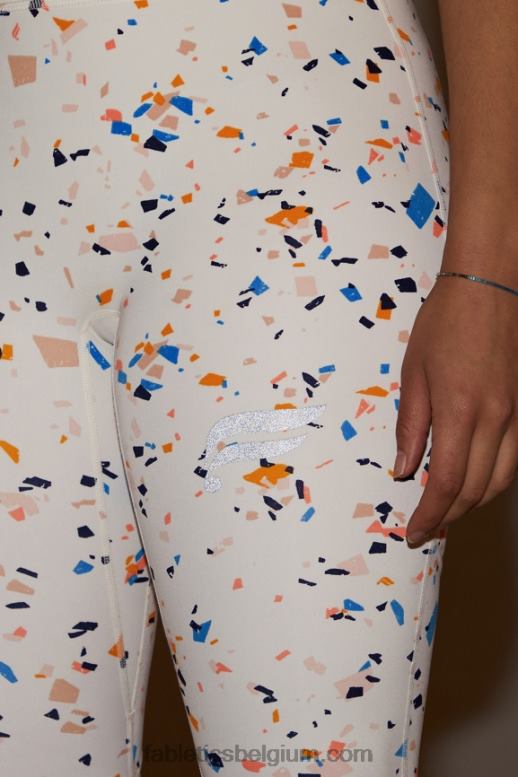 terrazzo/reflecterend logo vrouwen ren overal motion365 hw 7/8 legging Fabletics LH20J1100