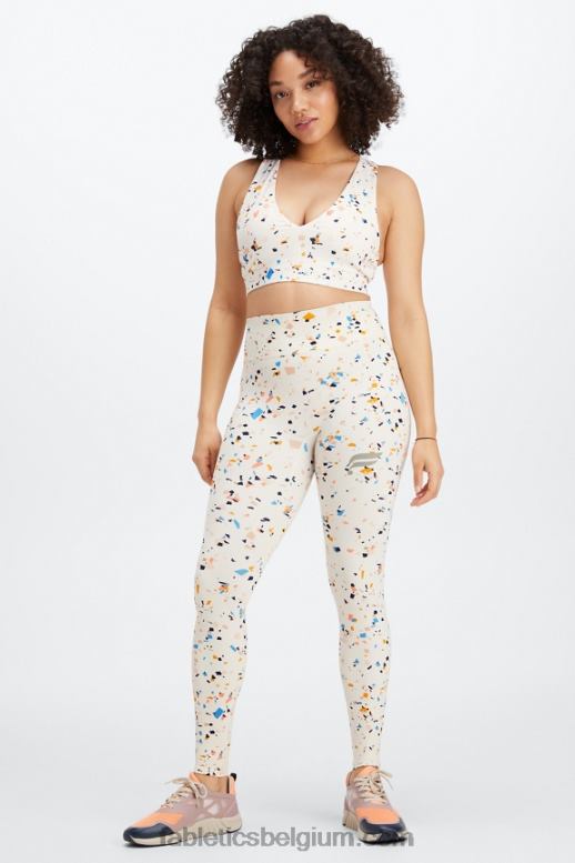 terrazzo/reflecterend logo vrouwen ren overal motion365 hw 7/8 legging Fabletics LH20J1100