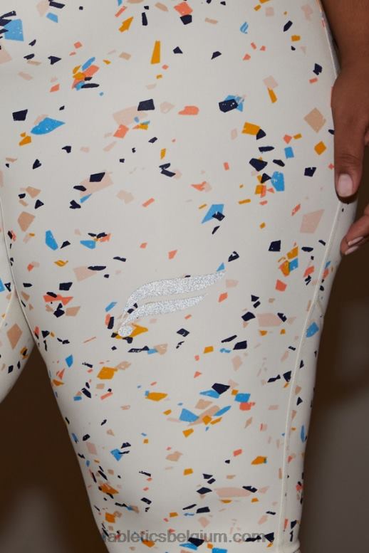 terrazzo/reflecterend logo vrouwen ren overal motion365 hw 7/8 legging Fabletics LH20J1101