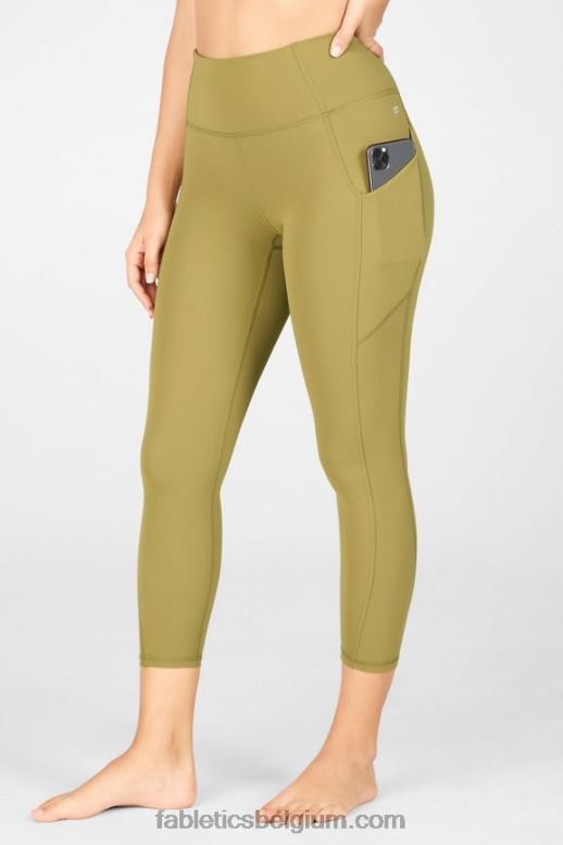 tijm vrouwen oasis pureluxe capri met hoge taille Fabletics LH20J966