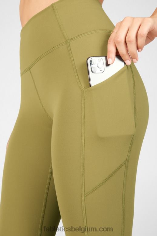 tijm vrouwen oasis pureluxe capri met hoge taille Fabletics LH20J966