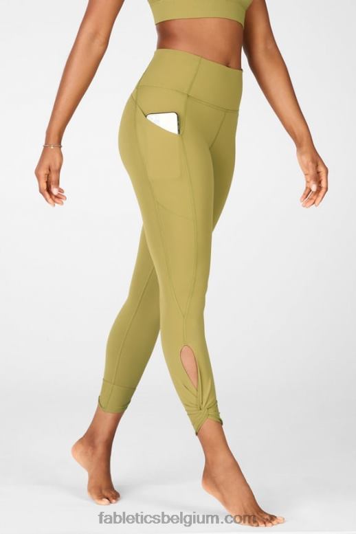 tijm vrouwen oasis pureluxe twist 7/8 legging met hoge taille Fabletics LH20J1144