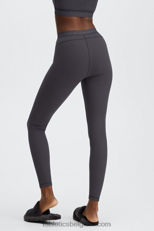 tin/tinnen logo vrouwen wafel hoog getailleerde legging Fabletics LH20J1207