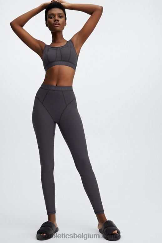 tin/tinnen logo vrouwen wafel hoog getailleerde legging Fabletics LH20J1207