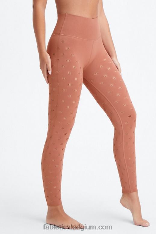 toffee vrouwen sculptknit 7/8 legging met hoge taille Fabletics LH20J1154