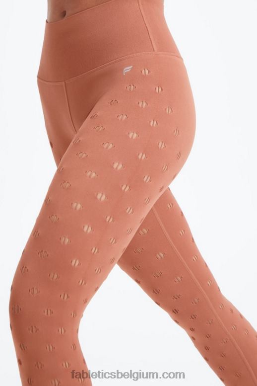 toffee vrouwen sculptknit 7/8 legging met hoge taille Fabletics LH20J1154
