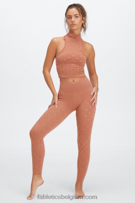 toffee vrouwen sculptknit 7/8 legging met hoge taille Fabletics LH20J1154