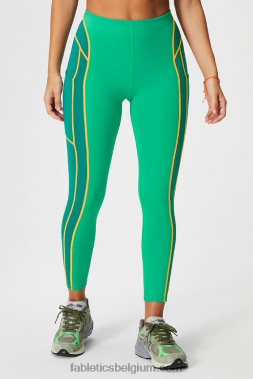 tropisch/diepe cipres/woestijnzon vrouwen motion365+ 7/8 legging met hoge taille Fabletics LH20J1023