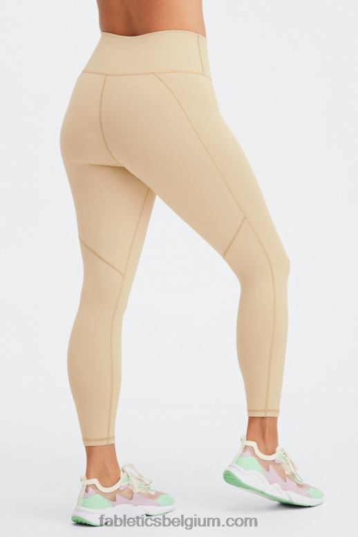 tropische oase/reflecterend zilver vrouwen define powerhold hoog getailleerde 7/8 legging 29 Fabletics LH20J692