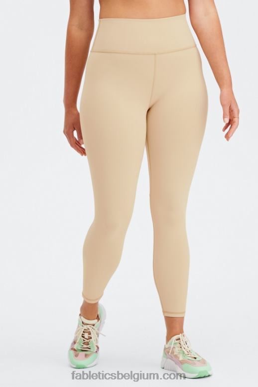 tropische oase/reflecterend zilver vrouwen define powerhold hoog getailleerde 7/8 legging 29 Fabletics LH20J692