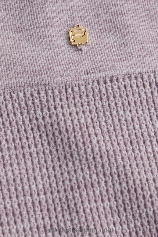 vervaagde pruimenheide vrouwen kabel gebreide 7/8 legging Fabletics LH20J1031