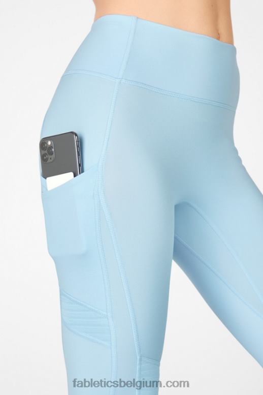 vintage blauw vrouwen overal motion365 hoog getailleerde moto 7/8 legging Fabletics LH20J1234