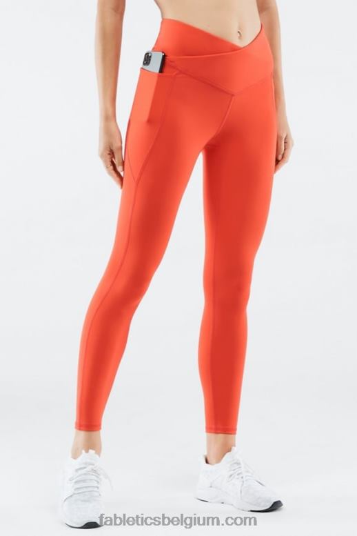 vreugdevuur vrouwen oasis pureluxe hw gekruiste 7/8 legging Fabletics LH20J935
