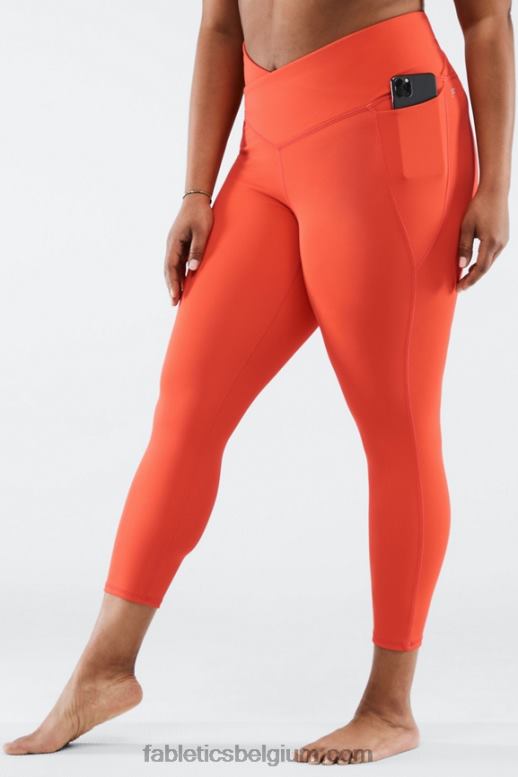 vreugdevuur vrouwen oasis pureluxe hw gekruiste 7/8 legging Fabletics LH20J936