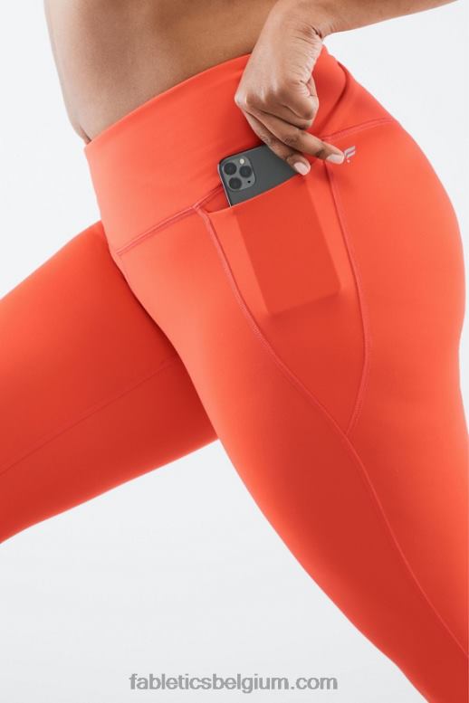 vreugdevuur vrouwen oasis pureluxe hw gekruiste 7/8 legging Fabletics LH20J936