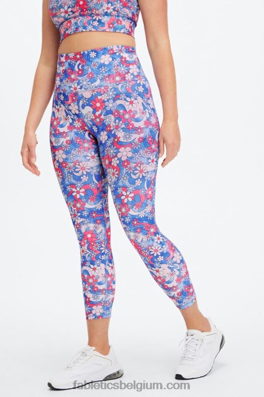 vrijheid bloemen vrouwen pureluxe ultrahoge taille 7/8 legging 65 Fabletics LH20J881