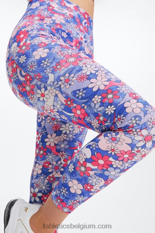 vrijheid bloemen vrouwen pureluxe ultrahoge taille 7/8 legging 65 Fabletics LH20J881