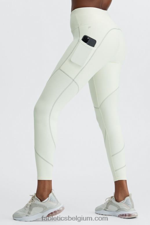 warm wit/reflecterend zilver vrouwen therma-flex hw reflecterende zaklegging Fabletics LH20J1188