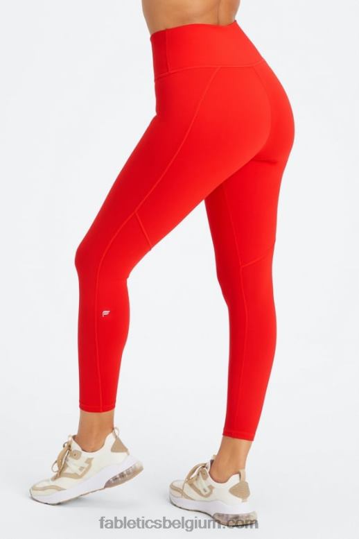 wazige iris/roze tint dip dye vrouwen define powerhold hoog getailleerde 7/8 legging 22 Fabletics LH20J656