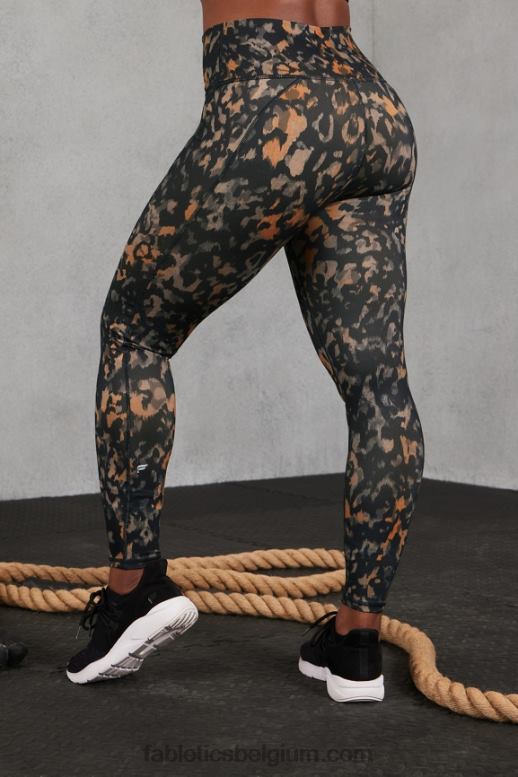 wilde camouflage vrouwen define powerhold hoog getailleerde legging 74 Fabletics LH20J974