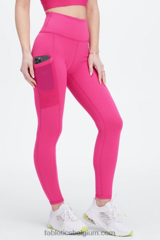 wilgenbast/ultraviolet vrouwen powerhold legging met hoge taille voor onderweg 41 Fabletics LH20J749