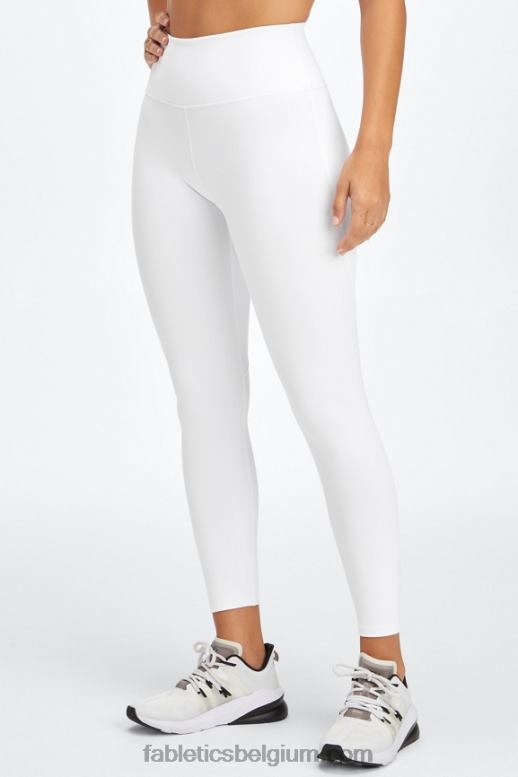 wit/microstip/gevlekt vrouwen boost powerhold hoog getailleerde 7/8 legging 59 Fabletics LH20J848