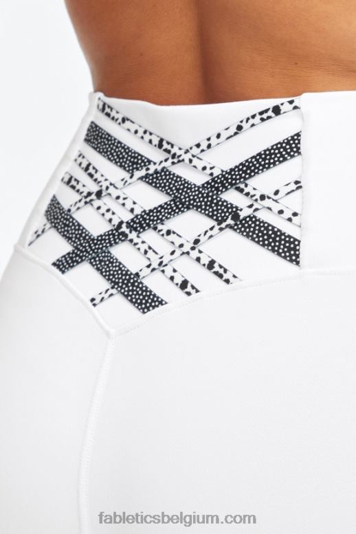 wit/microstip/gevlekt vrouwen boost powerhold hoog getailleerde 7/8 legging 59 Fabletics LH20J848
