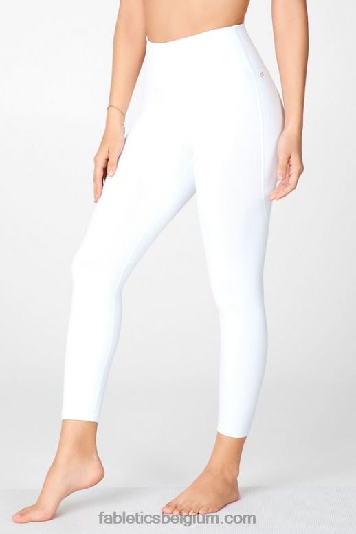 wit/multi vrouwen boost powerhold hoog getailleerde 7/8 legging 63 Fabletics LH20J864