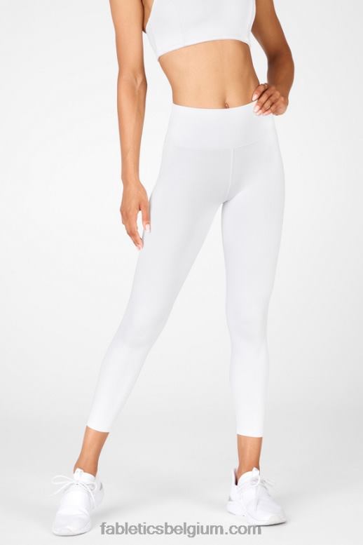 wit/pluche roze multi vrouwen boost powerhold hoog getailleerde 7/8 legging 62 Fabletics LH20J863